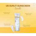 UR SUNLIT Sunscreen SPF50 PA++++ – Brightening & Hydrating Face Sunblock | Daily UV Protection